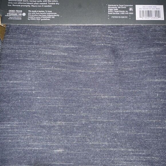 Threshold Chambray Cotton Tablecloth Oblong 60”x104”. NWT - Picture 5 of 5